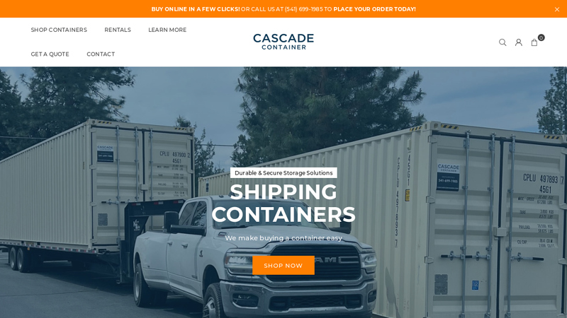 Cascade Container: Shipping Container Leasing, Sales, & Modifications