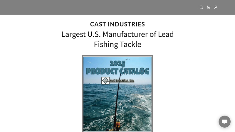 Largest U.S. Manufacturer of Lead Fishing Tackle