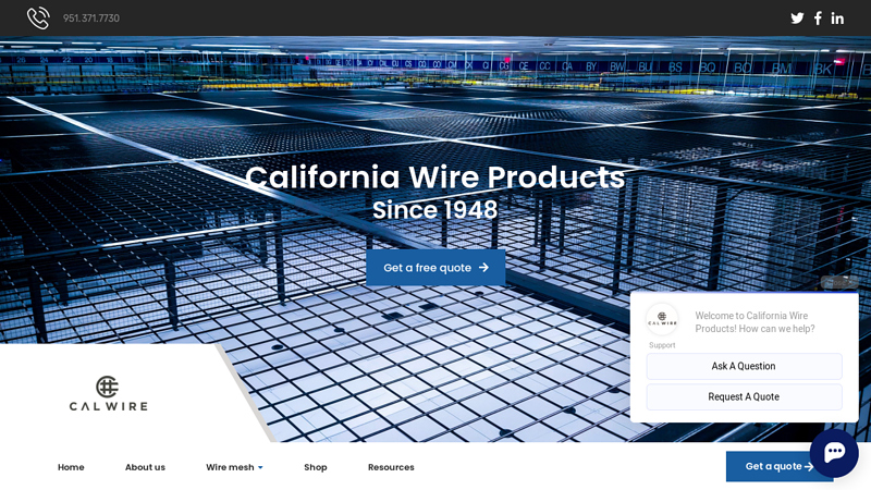 Wire Partitions | Wire Mesh Partitions | California Wire Products