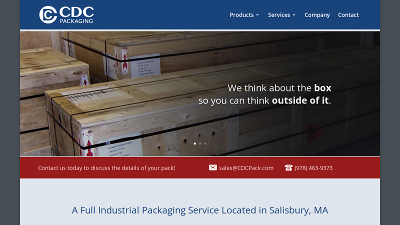 Home - CDC Packaging - Contract Packaging Services Massachusetts Wood Crates Wooden Pallets Skids MA Mass