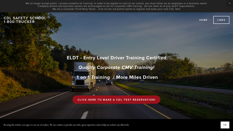 CDL Safety School 1-800-TRUCKER