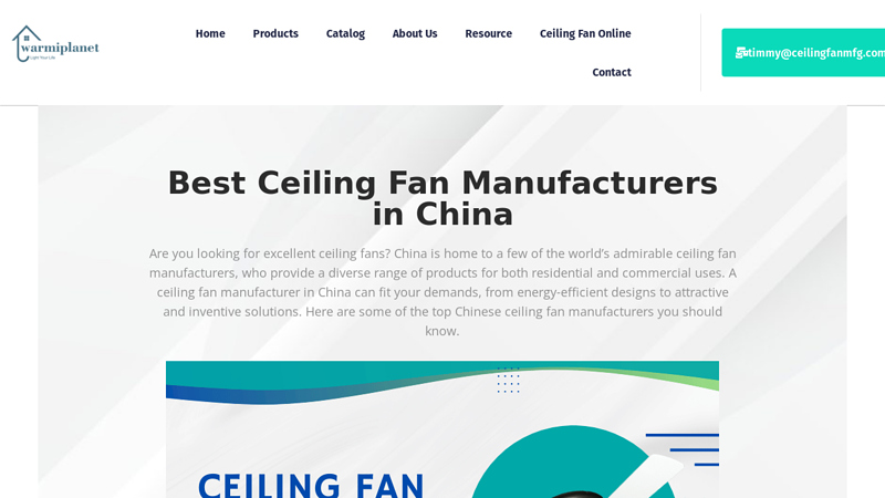 Image of Top 7 Ceiling Fan Manufacturers in China [2023 List]