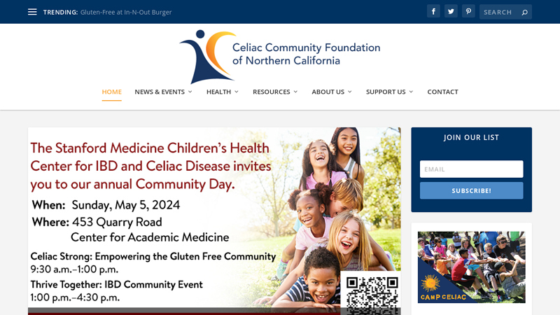 Celiac Community Foundation of Northern California | Support, Education and Advocacy