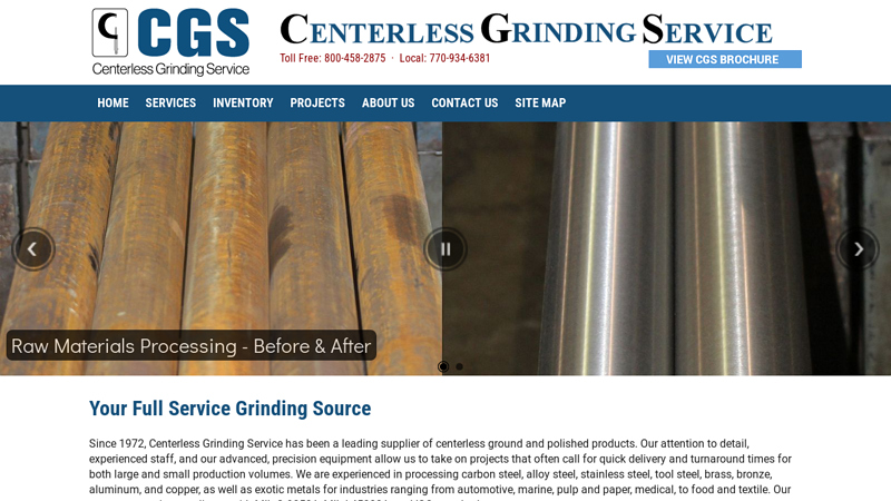 Centerless Grinding Service - Your Full Service Grinding Source