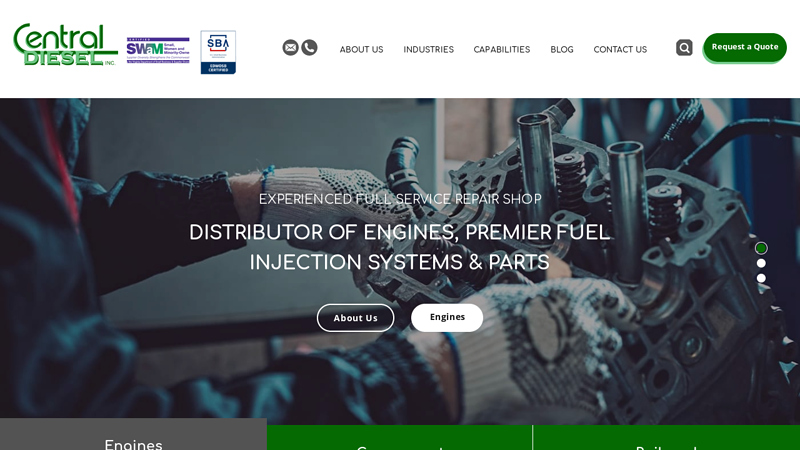 Fuel Injection Systems & Diesel Engine Specialists | Central Diesel, Inc.