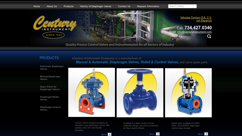 Manual and Automatic Diaphragm Control Valves and Spare Parts - Livonia, Michigan