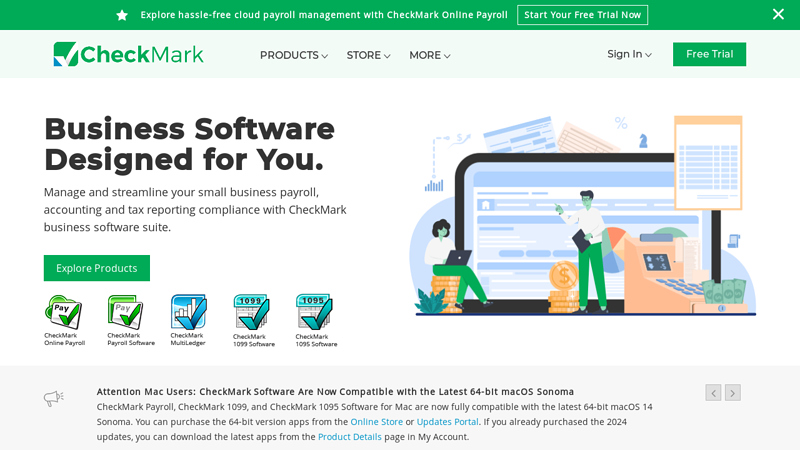 CheckMark C Delivering Business Software Since 1984