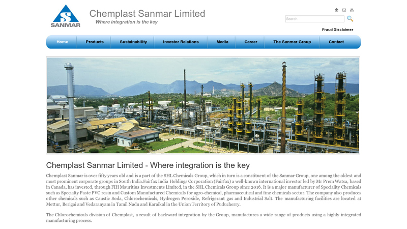 Chemplast Sanmar Limited | Where Integration is key