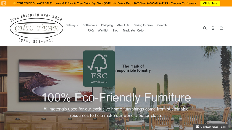 Teak Wood Furniture | Chic Teak