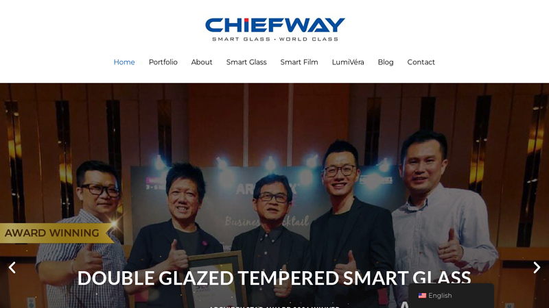 Trusted Smart Film, Smart Glass Solutions - Chiefway Malaysia