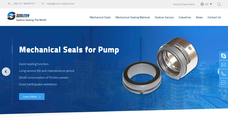 Image of China Mechanical Seals Manufacturer/Supplier/Factory/Company | Sealcon