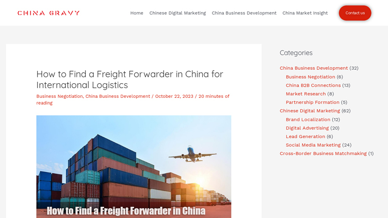 Image of Freight Forwarder in China Must-Knows | China Gravy