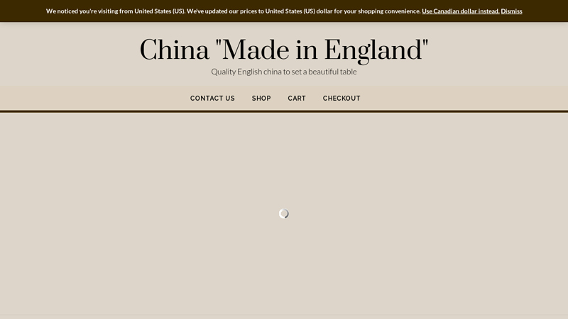 About us - China "Made in England"