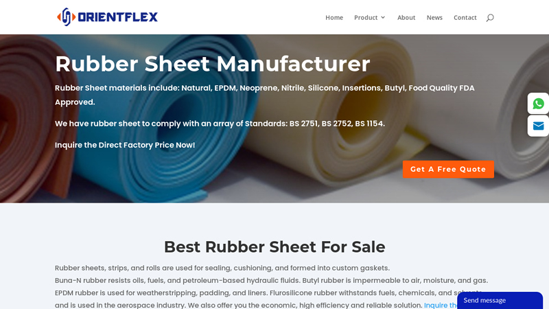 Image of Rubber Sheet Manufacturer And Suppliers