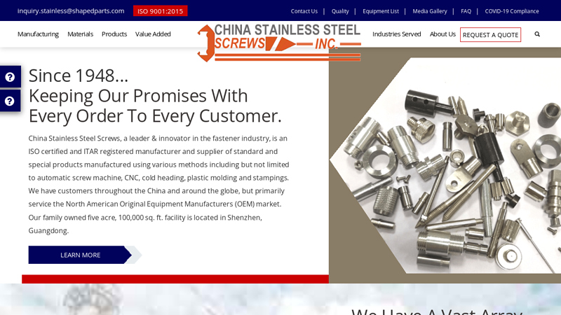 Image of Fastener Manufacturer