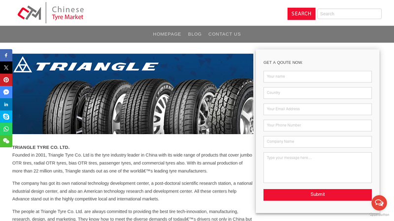 Image of The largest tire manufacturer in china! | CHINESE TYRE MARKET