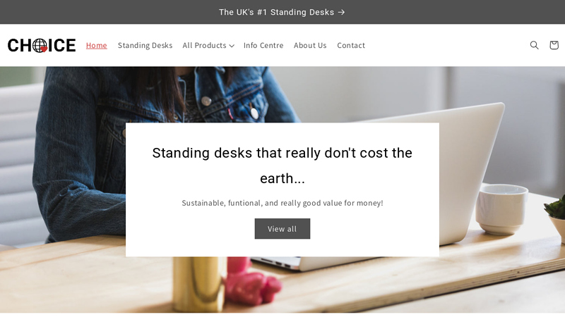 Choice Height Adjustable Standing Desks | Sit-Stand Desk UK  Choice Desks