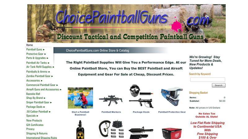 Paintball Supplies & Cheap Priced Gear For Sale; Best Discount Paintball Equipment Online