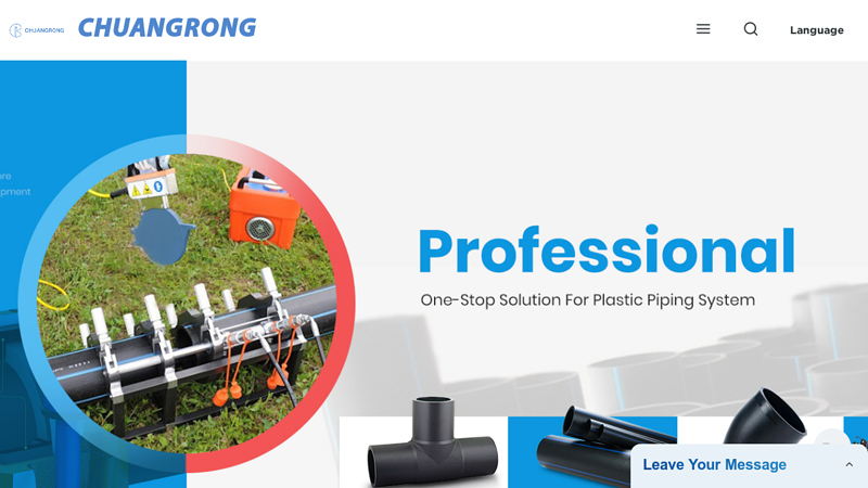 HDPE Pipe, HDPE Fitting, Socket Fusion Machine - CHUANGRONG | CHUANGRONG