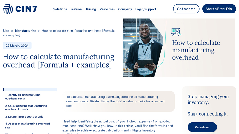 Image of How to calculate manufacturing overhead [Formula + examples]