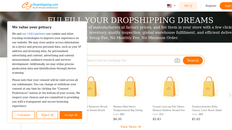 CJdropshipping - Dropshipping from Worldwide to Worldwide!