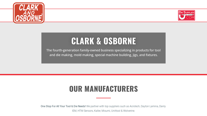 Clark & Osborne | One Stop For All Your Tool & Die Needs!