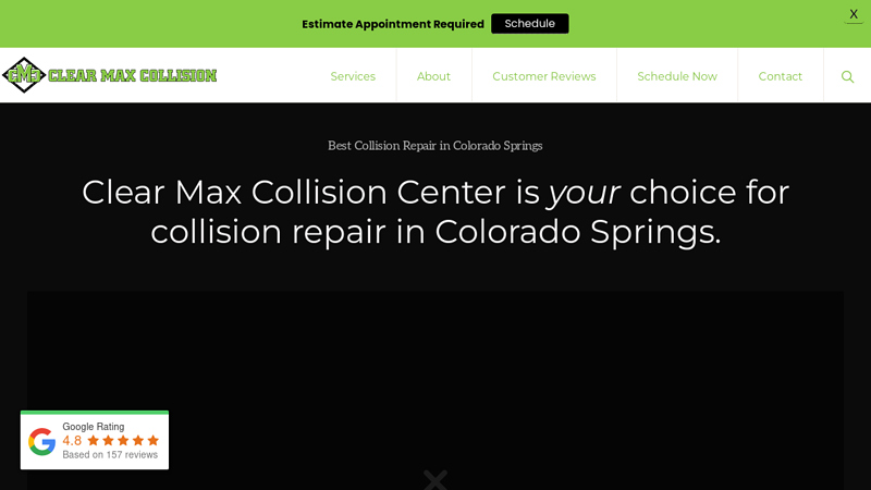 Collision Repair Colorado Springs | Collision Center | Clear Max