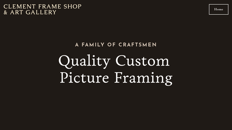 CLEMENT FRAME SHOP & ART GALLERY