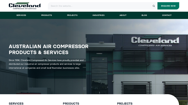 Cleveland Compressors: Air Compressors, Products & Servicing