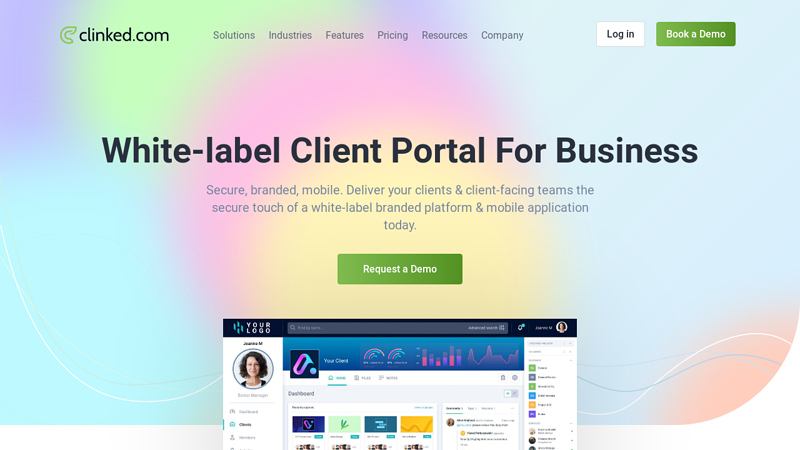 Clinked | White Label Client Portal | Your Branding