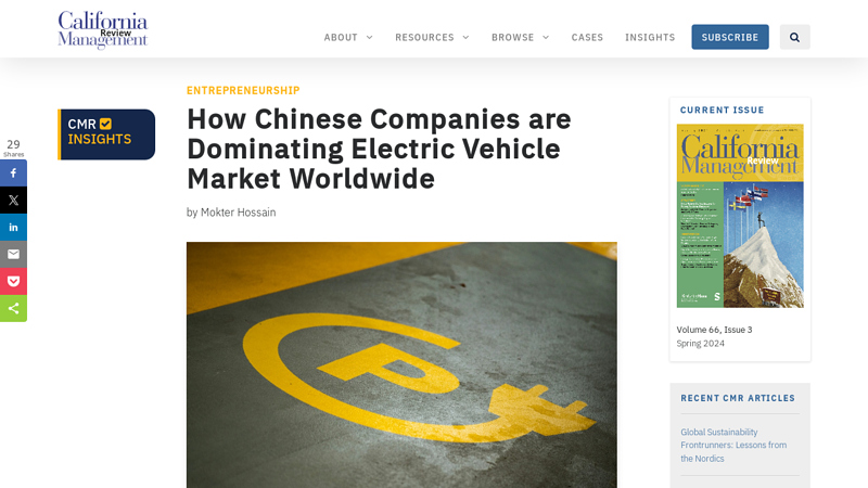 Image of How Chinese Companies are Dominating Electric Vehicle Market Worldwide ...