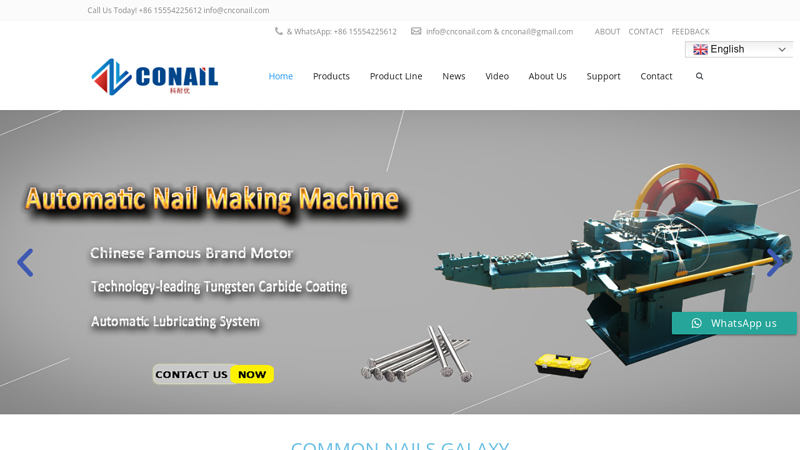 Conail MachineA One-Stop Nail Machine Supplier - Conail Machine - Conail Machine