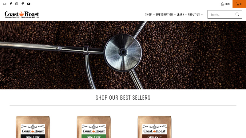 Coast Roast Fair Trade Organic Coffee Delivered to Your Door