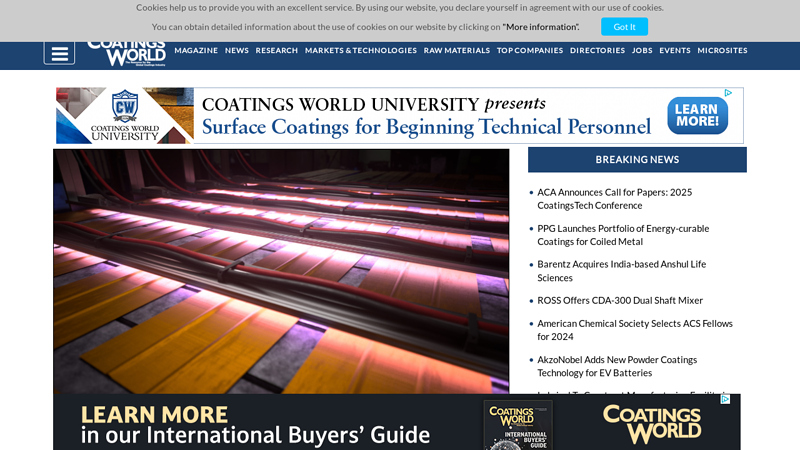 The Resource for the Global Coatings Industry | Coatings World