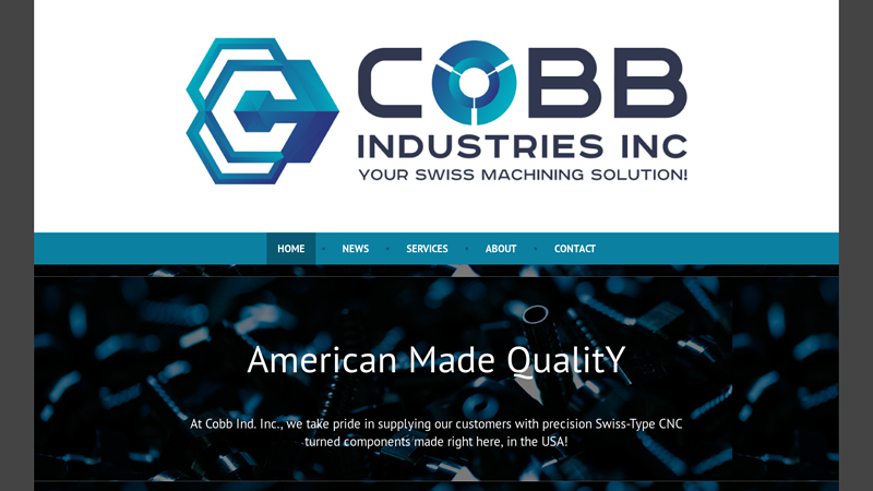 Cobb Industries Inc. C Your Swiss Machining Solution!