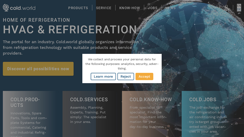 The world of refrigeration and air conditioning | cold.world