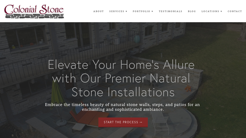 Natural Stone Hardscape Solutions | Colonial Stone