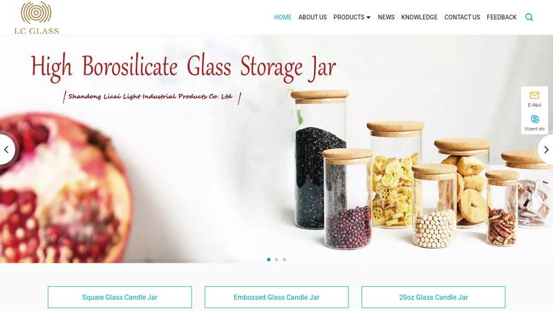 China Storage Jar, Glass Candle Holder, Shot Glass Suppliers, Manufacturers, Factory - LICAI