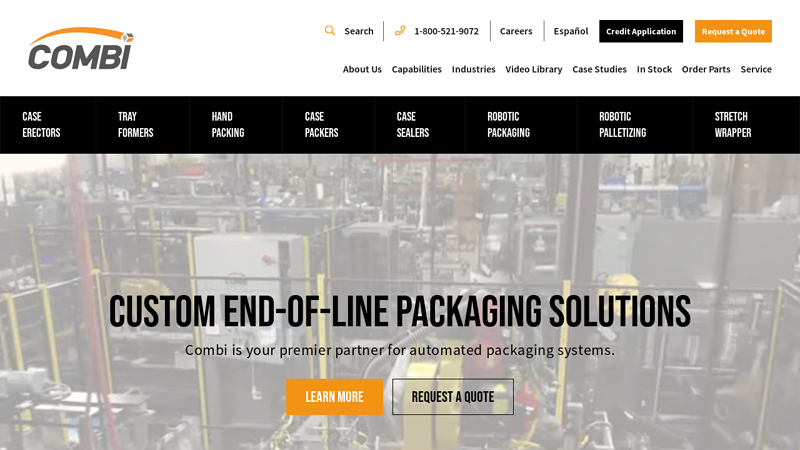 Packaging Solutions | Customized Packaging Equipment, Service & Parts C Combi Packaging Systems