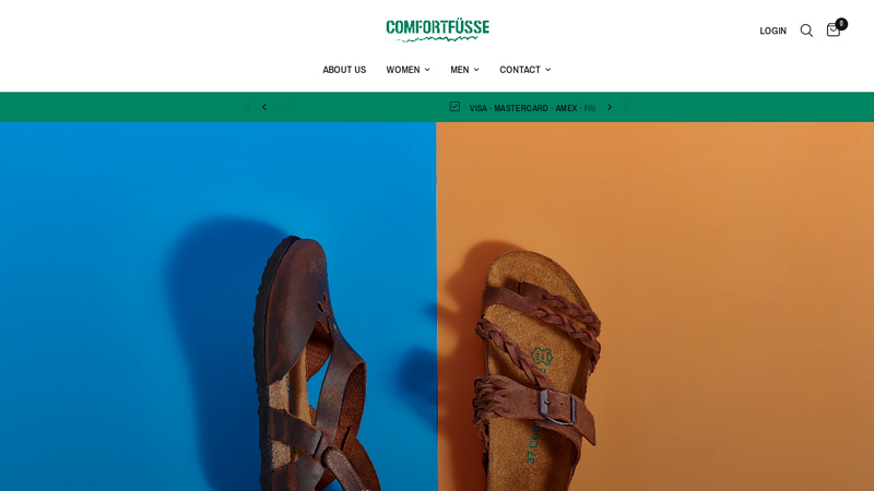 COMFORTFUSSE Shoes- Sandals - Slippers / Online Store