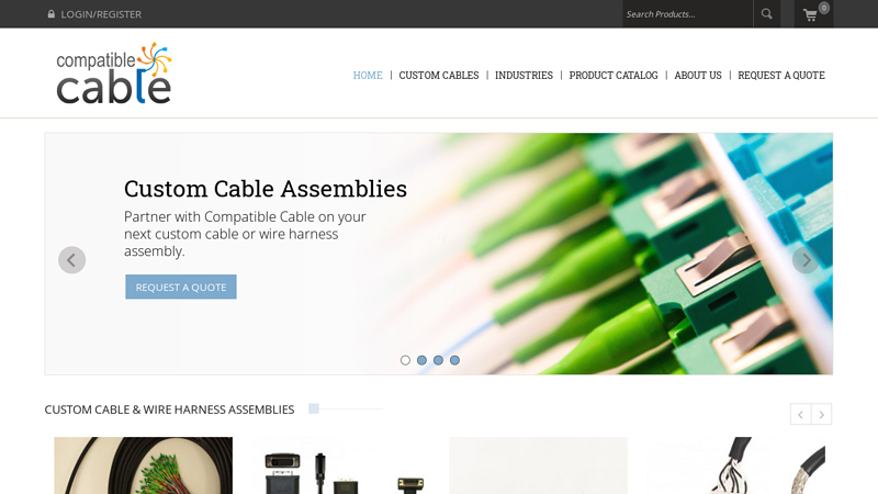 Custom Cable Assemblies and Off-the-Shelf Cables | Compatible Cable Inc.; Custom Cable Assemblies and Off-the-Shelf Cables | Compatible Cable Inc.