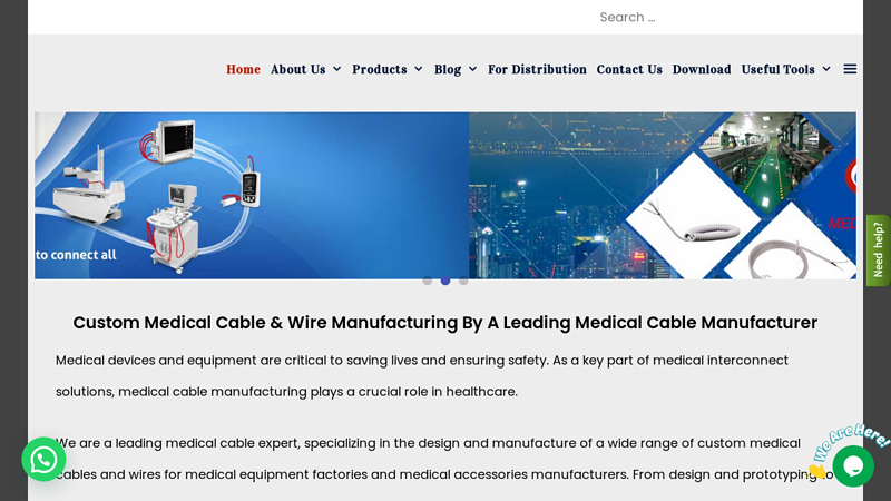 Up Medical Cable Manufacturer for medical cable assemblies