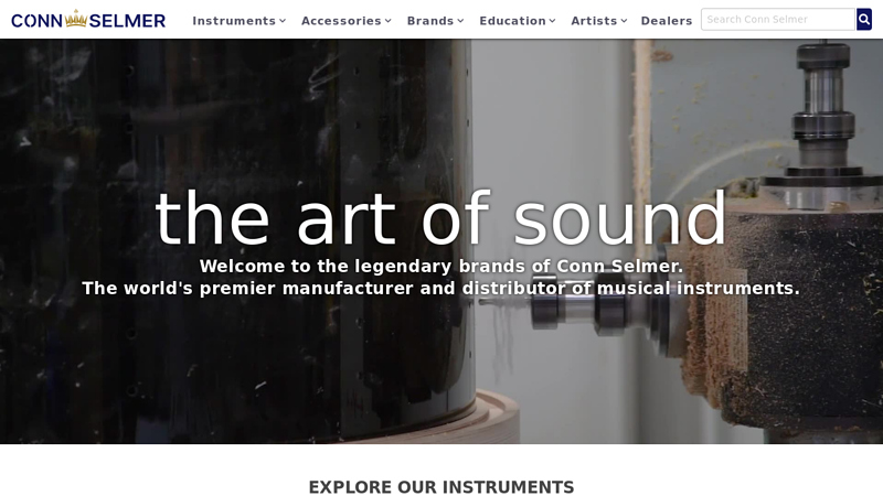 Conn Selmer Homepage