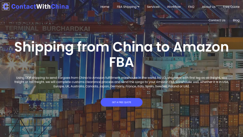 Shipping from China to Amazon FBA by Delivered Duty Paid (DDP)