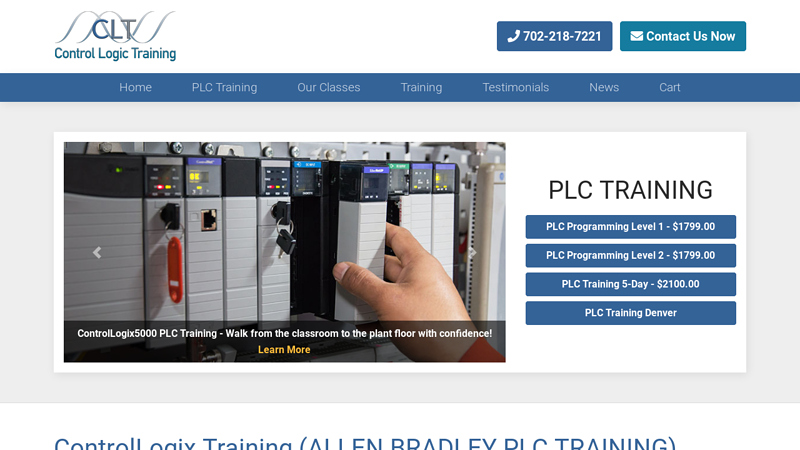 PLC Training Classes | Control Logic Training