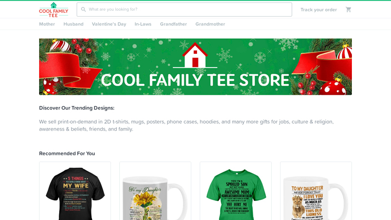 CoolFamilyTee Print shop for T-shirts, stickers, face masks, posters, and more.