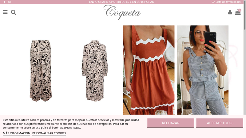 Coqueta Shop ?? Tienda de Moda y complementos para mujer