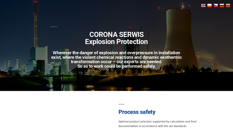 CORONA - Process safety, Explosion safety, ATEX Case Studies, Pumping systems, Service