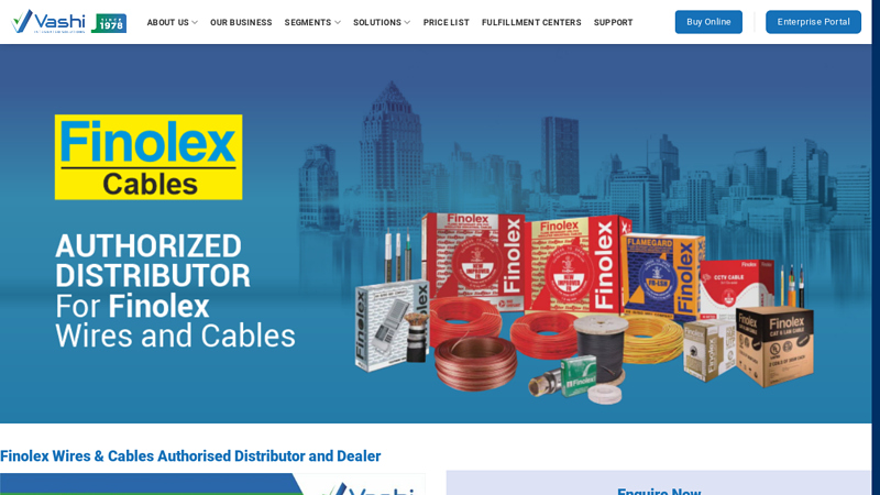 Image of Finolex Wires & Cables Authorised Distributor and Dealer