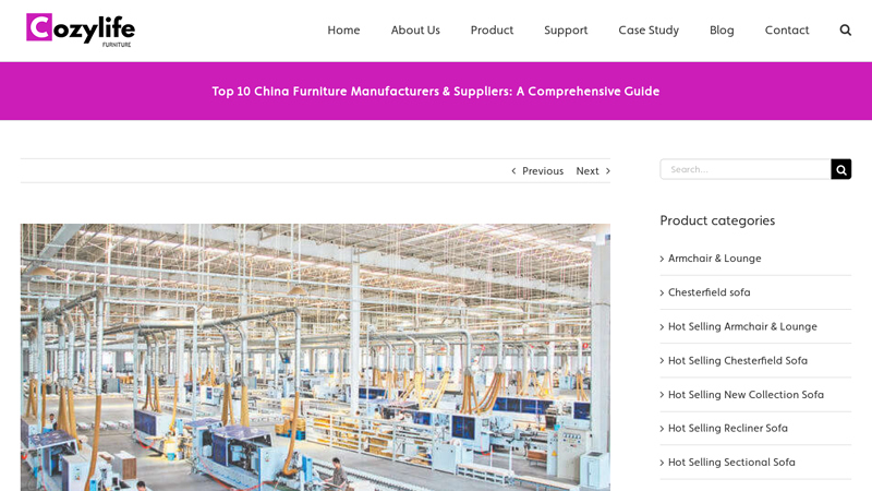 Image of Top 10 China Furniture Manufacturers & Suppliers: A Comprehensive Guide